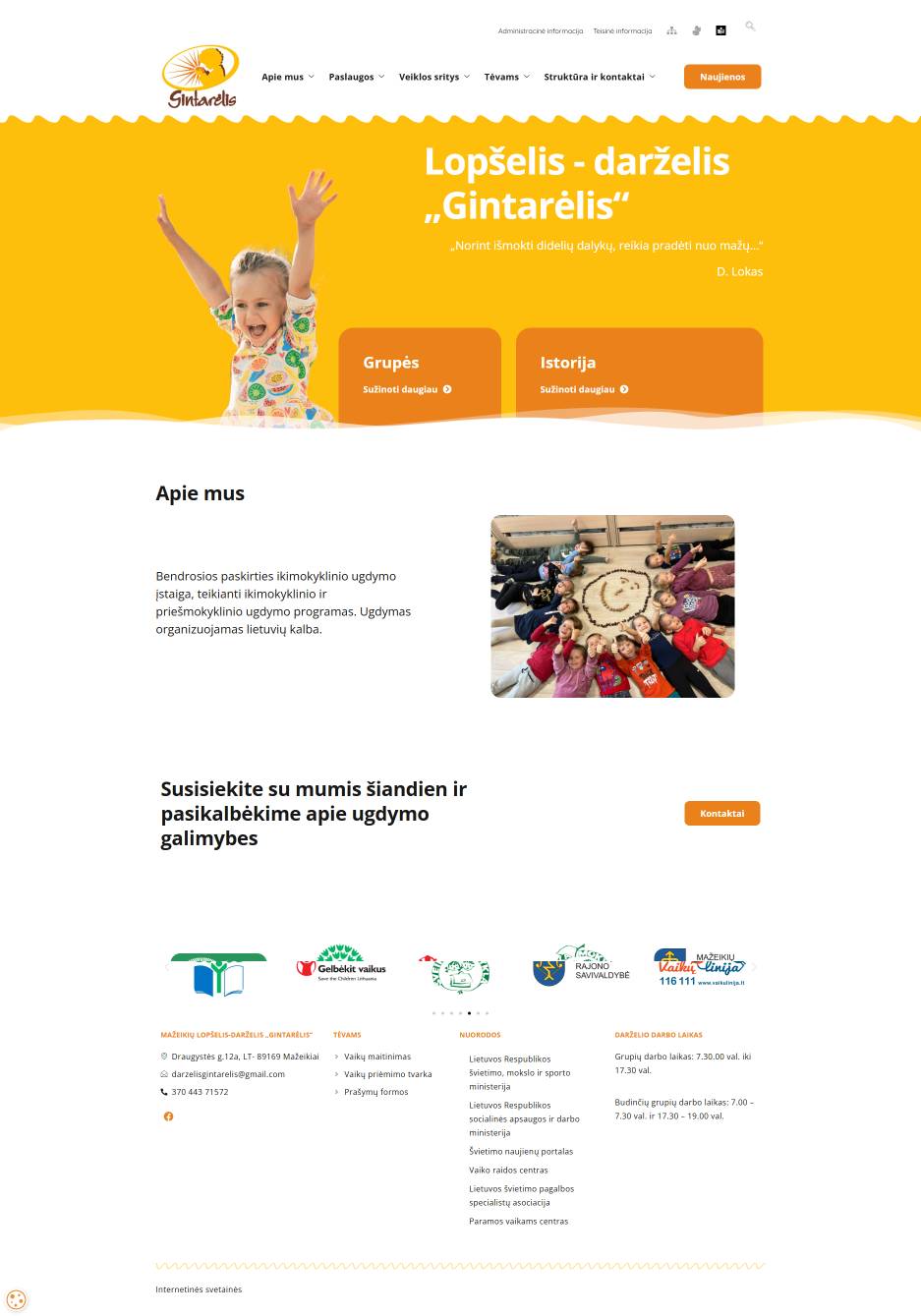 Mažeikių lopšelis-darželis Gintarėlis — ?attachment id=25052