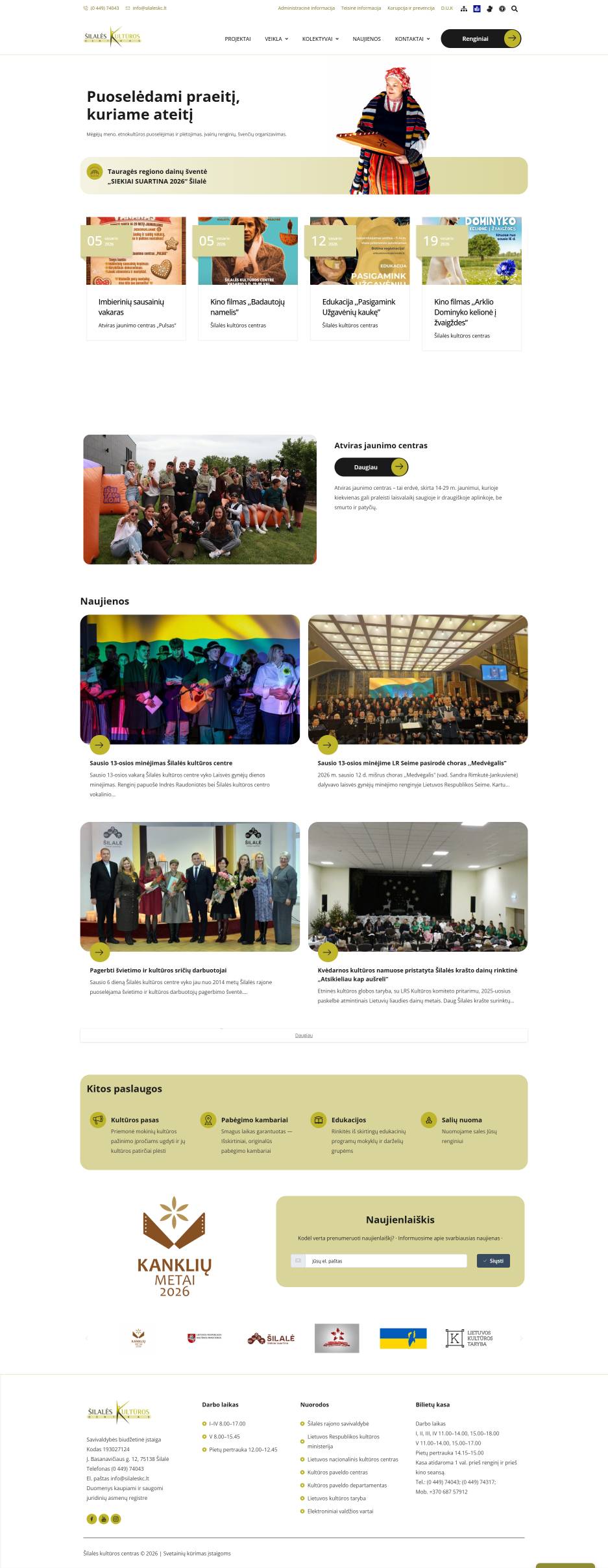 Šilalės kultūros centras — silaleskc lt 2026 01 24 19 30 27 resize