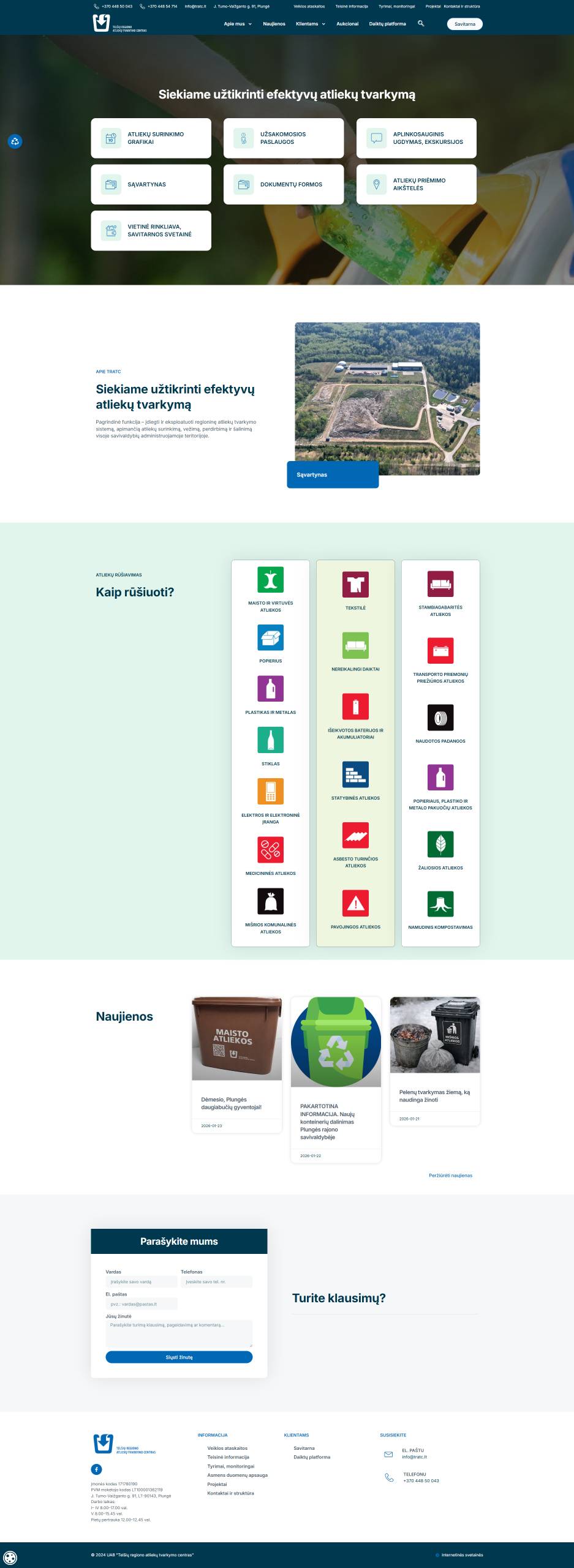 Telšių regiono atliekų tvarkymo centras — ?attachment id=25098